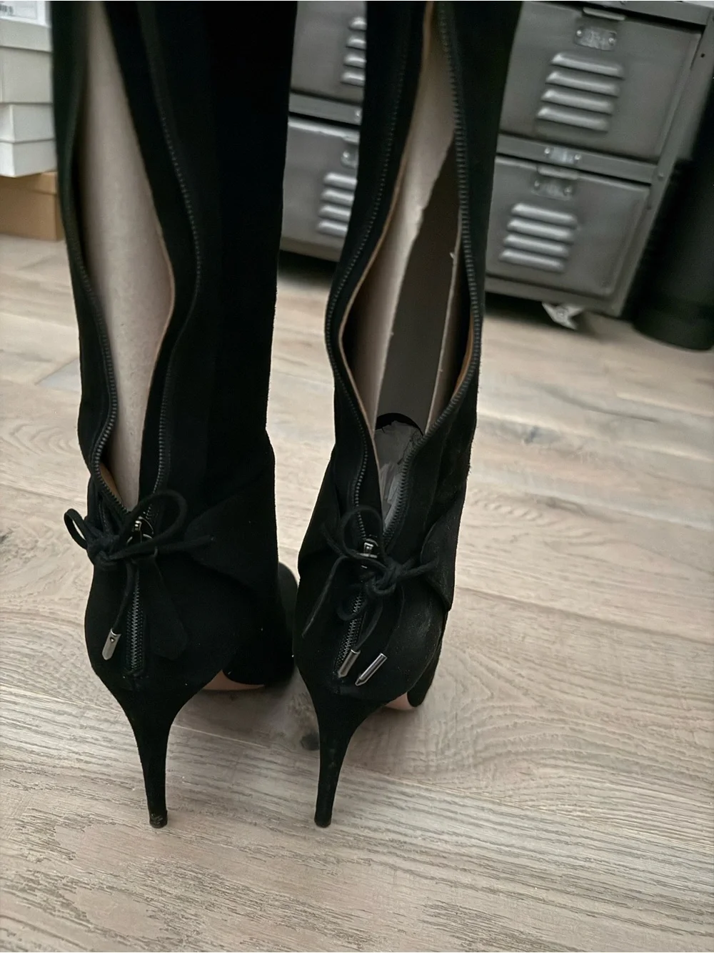 Aquazzura Black Over-the-Knee Stiletto Boots
